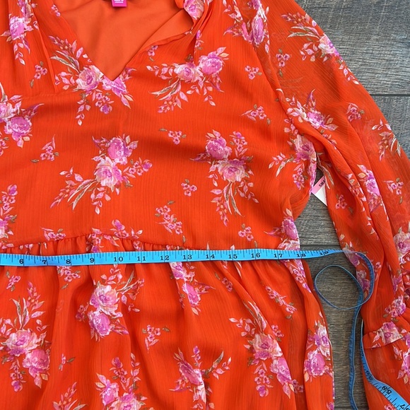Vince Camuto orange and pink dress - Picture 3 of 7